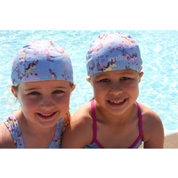 Kids CRP® & RSP® Polyester Print Swim Caps