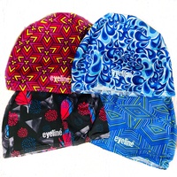 Adult CRP & RSP Polyester Print Swim Caps