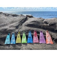 Long Blade Swim Fins - Swirl Colours EF60