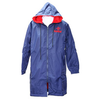 Junior Swim Parka - Navy/Red EYJSPA