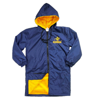 Kids Swim Parka - Navy/Gold EYKSPNGD