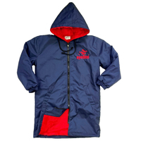 Kids Swim Parka - Navy/Red EYKSPNRD