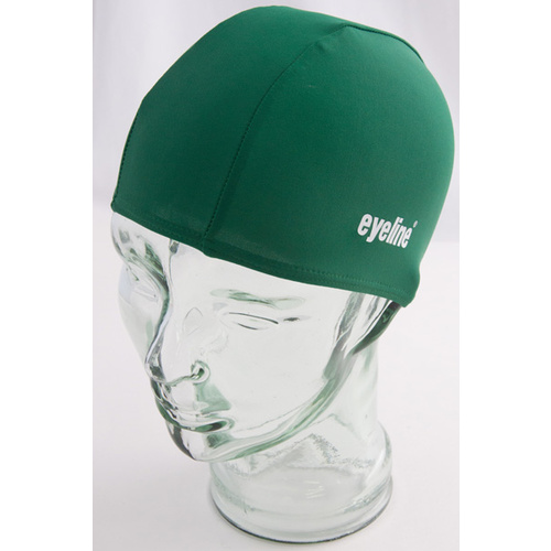 Polyester Kids Swim Caps Bottle Green EYSC16