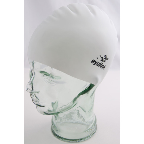 Silicone Swim Caps Junior White EYSC240