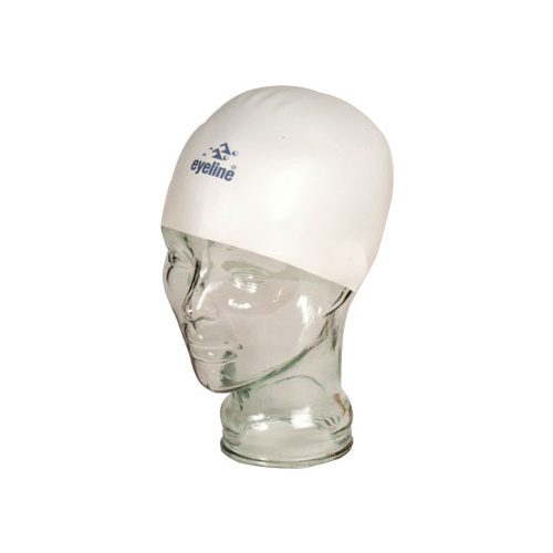 Silicone Seamless Swim Cap White EYSC500