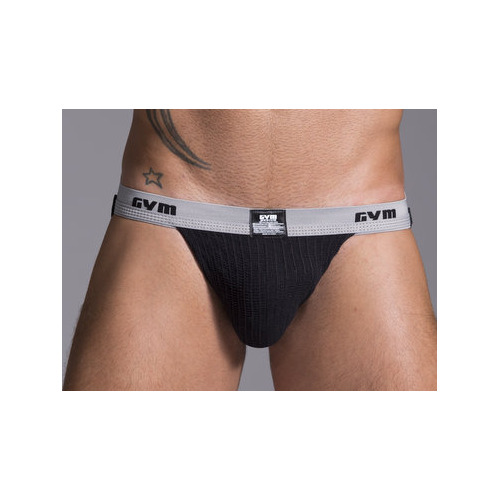GYM Brand Swimmer/Jogger Strap Black- Size M GYM1BKM